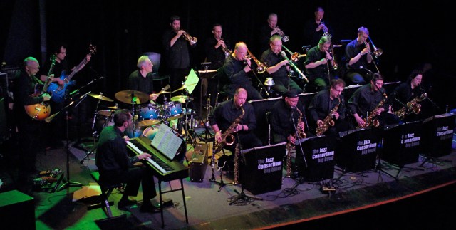 Big Band swing and jazz music every month at Durty Nellie's Pub with the Jazz Consortium Big Band